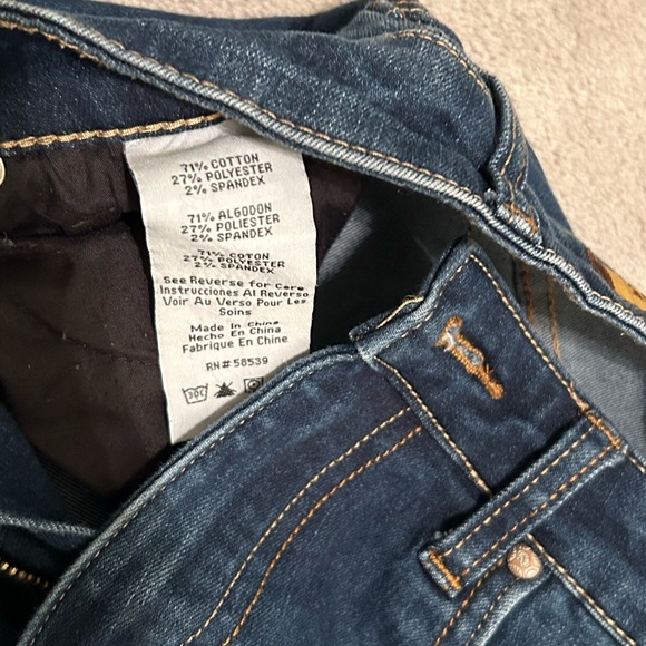 STS Blue - High Waisted Rolled Cuff, Medium Blue Jean Shorts. Size 1 - EUC - Picture 5 of 5